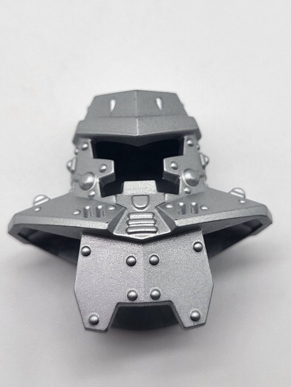 Lego Armor with Rivets Minifigure Headgear Tremor Ultra Agents 15408 Metallic